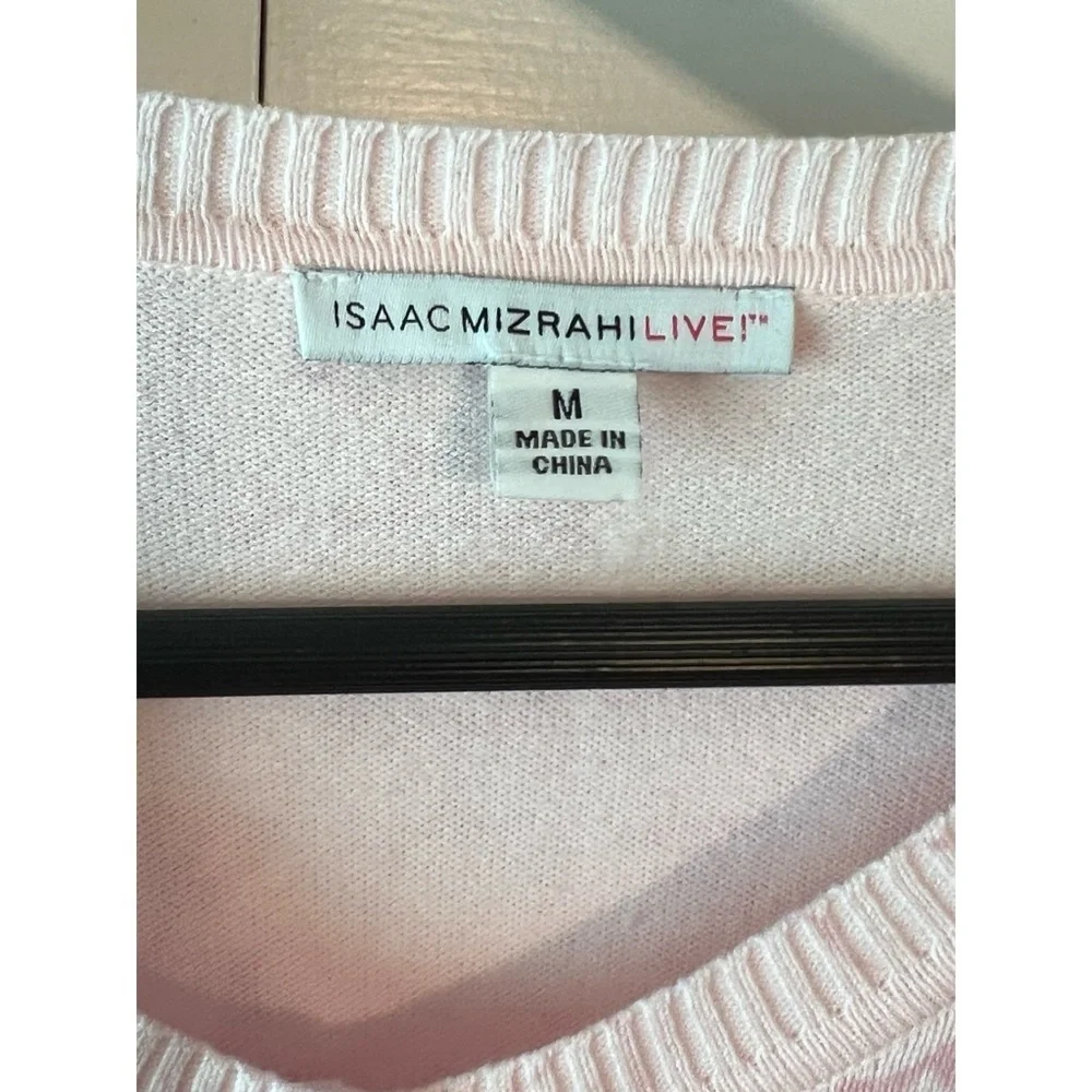 Soft Pink Classic Cardigan – Romantic Everyday Layer Luxe Sweater EUC M #655